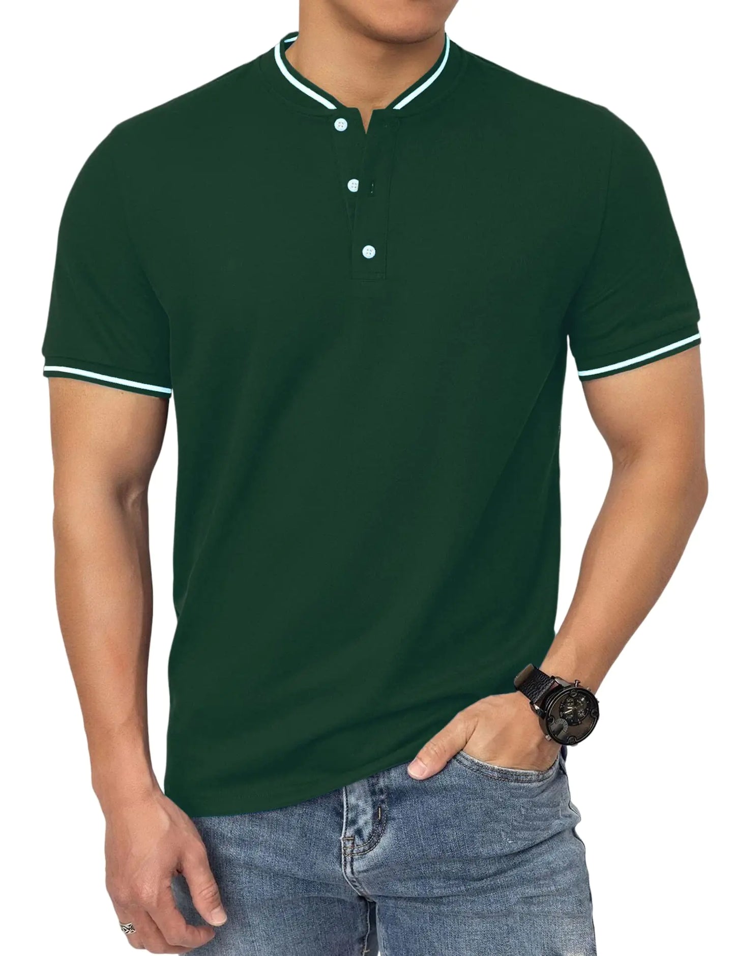 green white polo