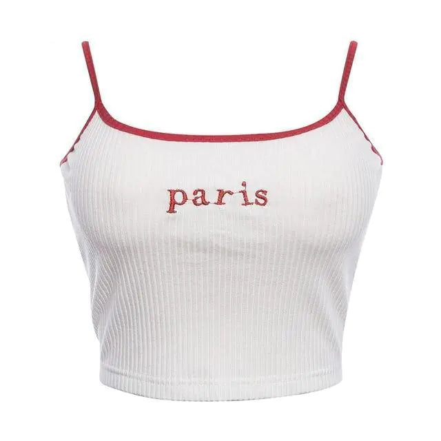 paris Strap Top, Vest, and Tube Top Collection