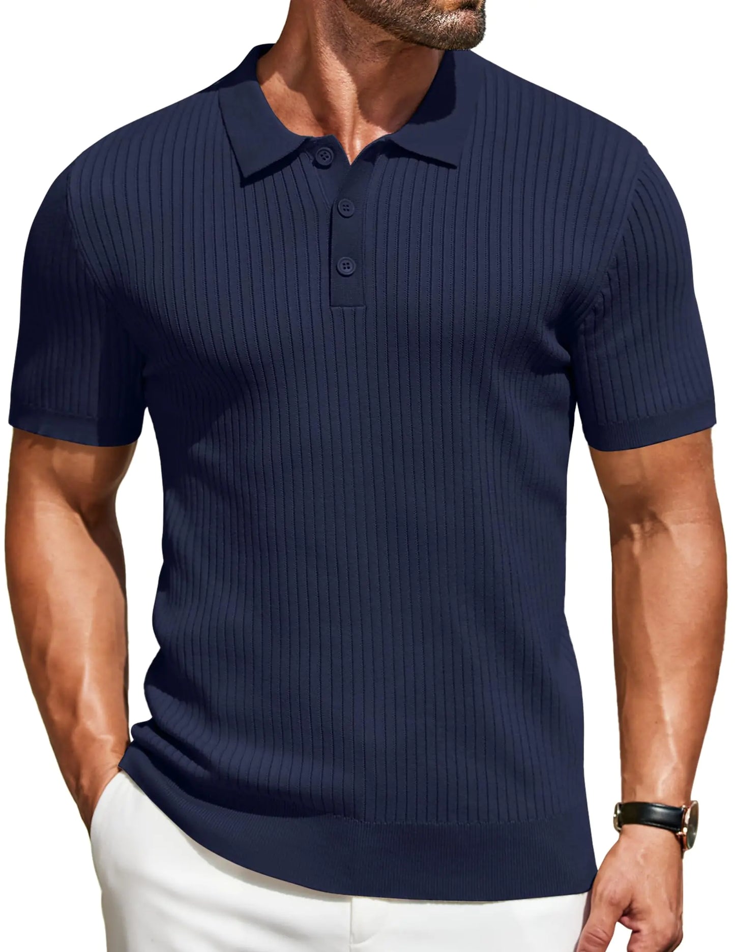 classy polo blue