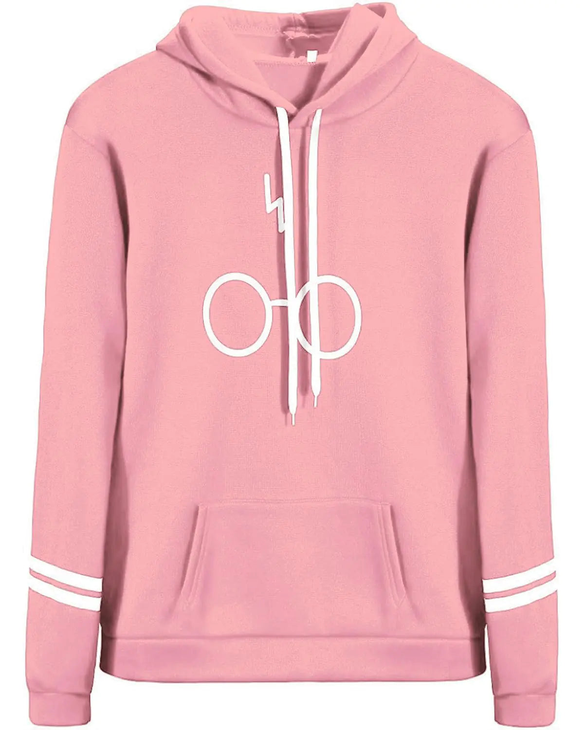 pink glasses hoodie