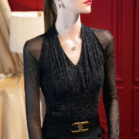 Elegance V-Neck Tops