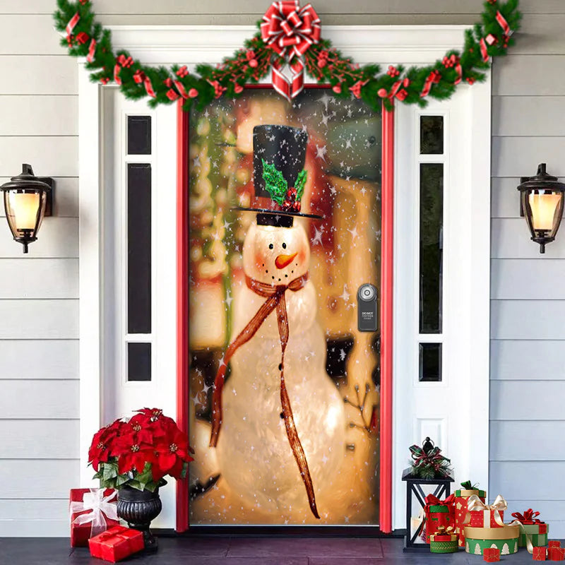 Christmas Door Cloth