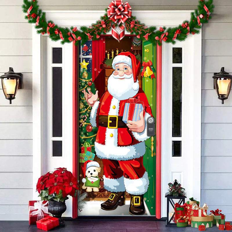 Christmas Door Cloth