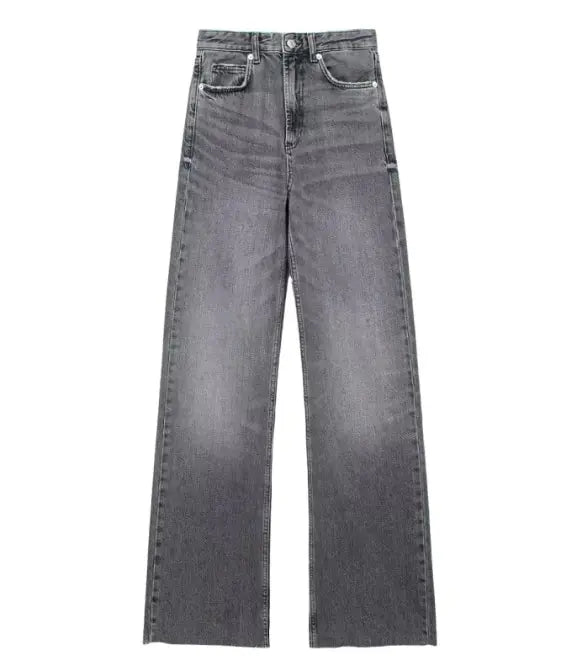 Maillard High Waist Loose Wide Leg Jeans