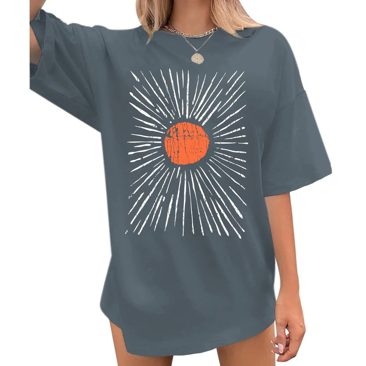 Retro Sun Oversized shirt