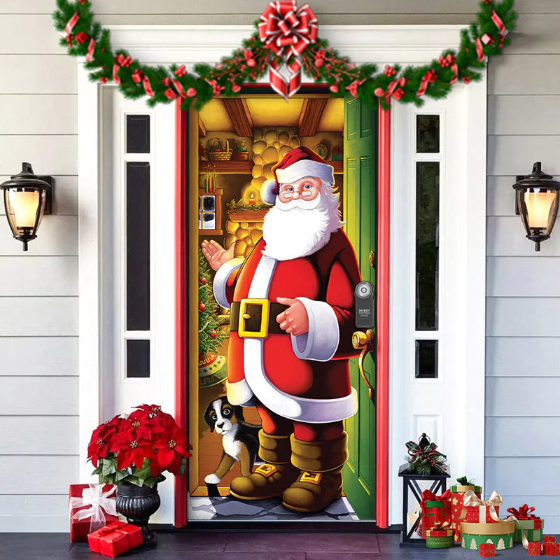 Christmas Door Cloth