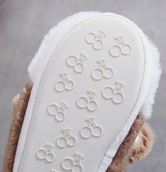 Kids Cute Reindeer Slippers