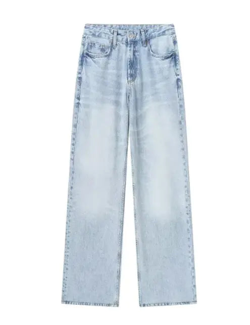 Maillard High Waist Loose Wide Leg Jeans