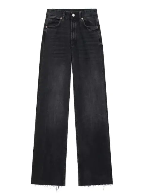 Maillard High Waist Loose Wide Leg Jeans