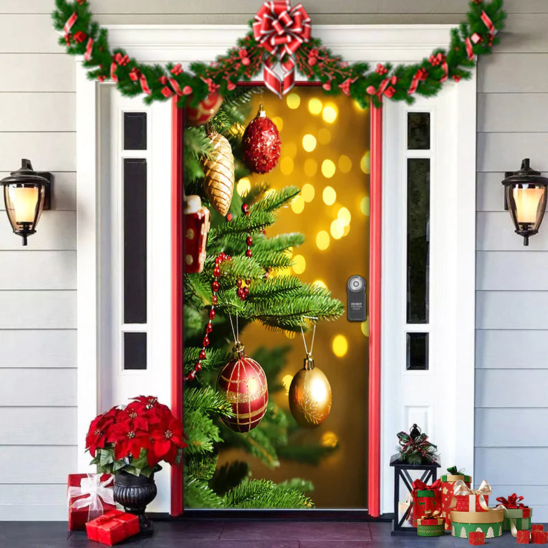 Christmas Door Cloth
