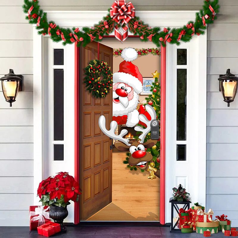 Christmas Door Cloth