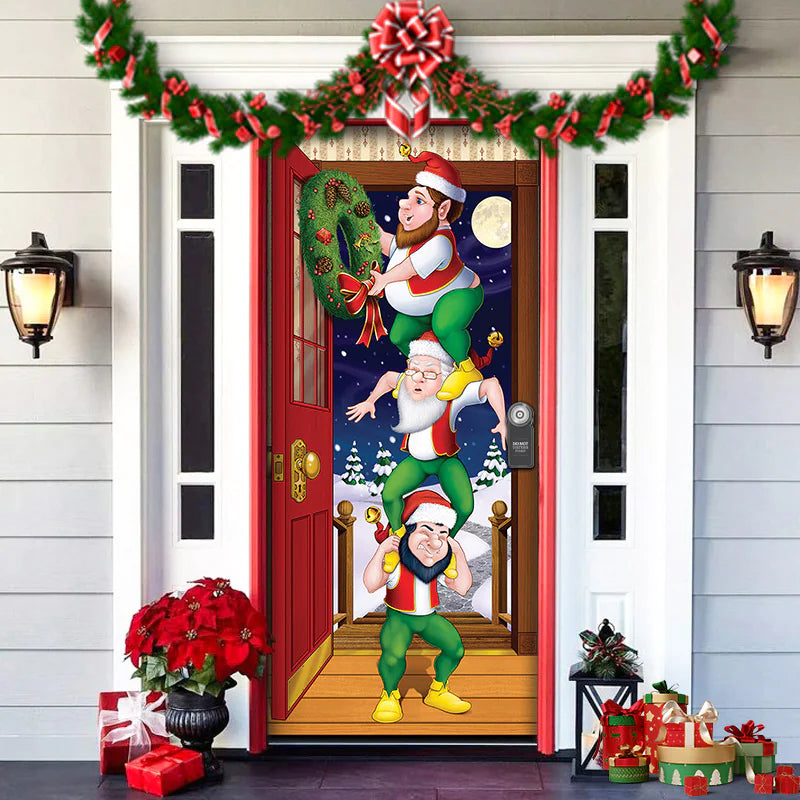 Christmas Door Cloth