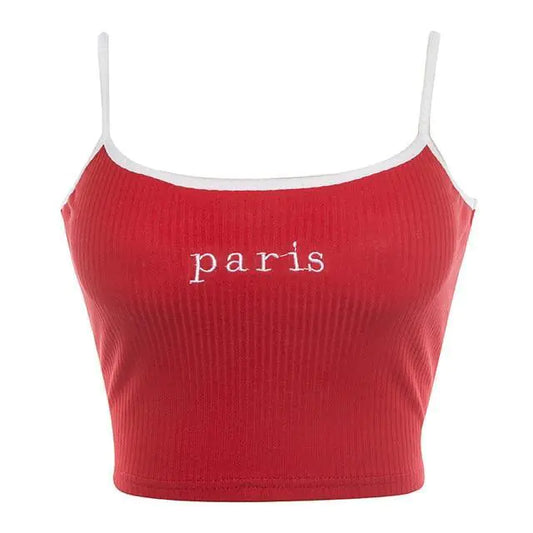 paris Strap Top, Vest, and Tube Top Collection